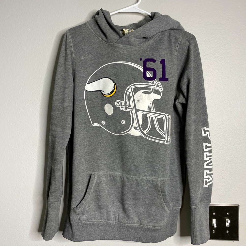 Victorias Secret Pink NFL Vikings Hoodie & Sweatpants Large